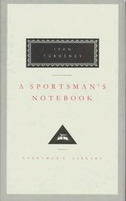 Cover of: A sportsman's notebook by Ivan Sergeevich Turgenev