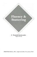 Cover of: Fluency and stuttering