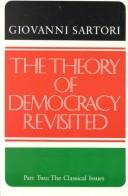 Cover of: The theory of democracy revisited