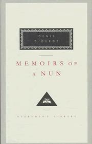 Cover of: Memoirs of a nun by Denis Diderot