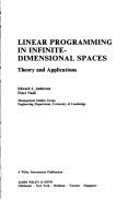 Linear programming in infinite-dimensional spaces : theory and applications