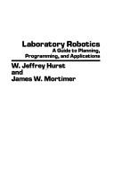 Laboratory robotics by W. Jeffrey Hurst