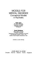 Models for mental disorder : conceptual models in psychiatry