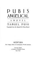 Cover of: Pubis angelical: a novel