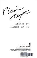 Cover of: Plaintext: essays