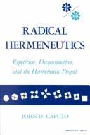 Cover of: Radical hermeneutics