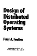 Cover of: Design of distributed operating systems
