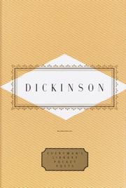 Cover of: Dickinson: Poems (Everyman's Library Pocket Poets)