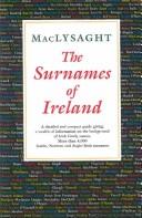 Cover of: The surnames of Ireland