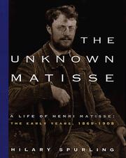 Cover of: The unknown Matisse