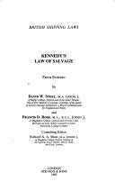 Cover of: Kennedy's law of salvage.