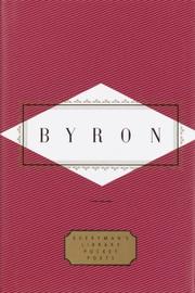 Cover of: Byron by Lord Byron