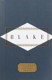 Cover of: Poems by William Blake