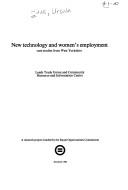 Cover of: New technology and women's employment: case studies from West Yorkshire