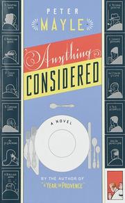 Cover of: Anything considered