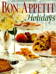 Cover of: Bon appétit holidays by from the editors of Bon appétit.