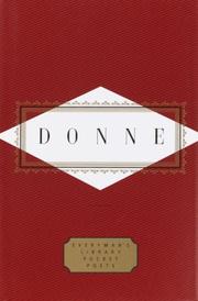 Cover of: Donne