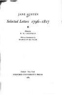 Selected letters : 1796-1817