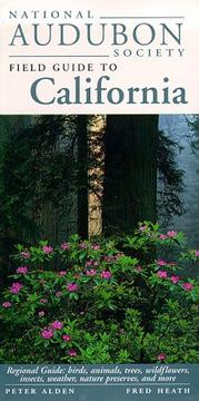 Cover of: National Audubon Society field guide to California