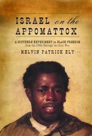 Israel on the Appomattox by Melvin Patrick Ely