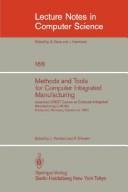 Cover of: Methods and tools for computer integrated manufacturing
