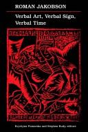 Cover of: Verbal art, verbal sign, verbal time