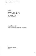 The Vavilov affair by Mark Aleksandrovich Popovskiĭ