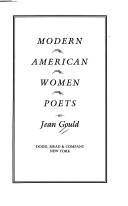 Modern American women poets by Gould, Jean