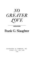 Cover of: No greater love