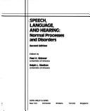 Speech, language and hearing : normal processes and disorders