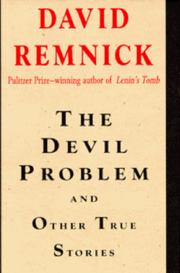 Cover of: The devil problem and other true stories