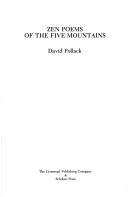 Zen poems of the five mountains by David Pollack