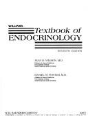 Cover of: Williams Textbook of endocrinology.