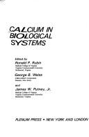 Cover of: Calcium in biological systems