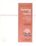 Cover of: Psychology for teaching: a bear never faces the front