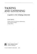 Cover of: Talking and listening by Laura Epstein