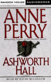 Cover of: Ashworth Hall by Anne Perry