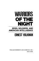 Cover of: Warriors of the night