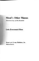 Cover of: Mead's other Manus: phenomenology of the encounter