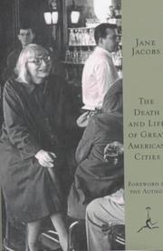 Cover of: The death and life of great American cities