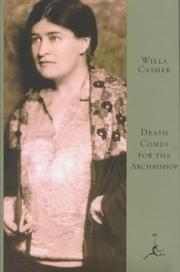 Cover of: Death comes for the archbishop by Willa Cather