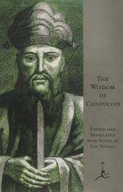 Cover of: The Wisdom of Confucius