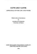 Edward Sapir, appraisals of his life and work by E. F. K. Koerner