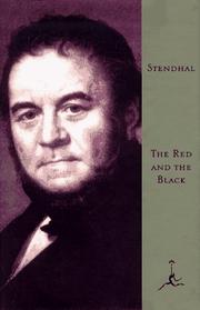 Cover of: The red and the black by Stendhal