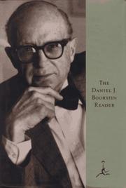 Cover of: The Daniel J. Boorstin reader