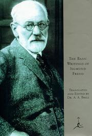 Cover of: The basic writings of Sigmund Freud by Sigmund Freud