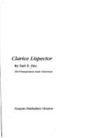 Clarice Lispector by Earl E. Fitz