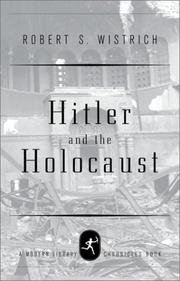 Cover of: Hitler and the Holocaust (Modern Library Chronicles) by Robert S. Wistrich