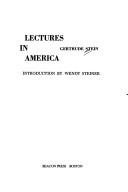 Cover of: Lectures in America