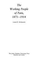 The working people of Paris, 1871-1914